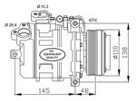 FC2301 Compressor, air conditioning 64526916232 6936883 BMW 1998-